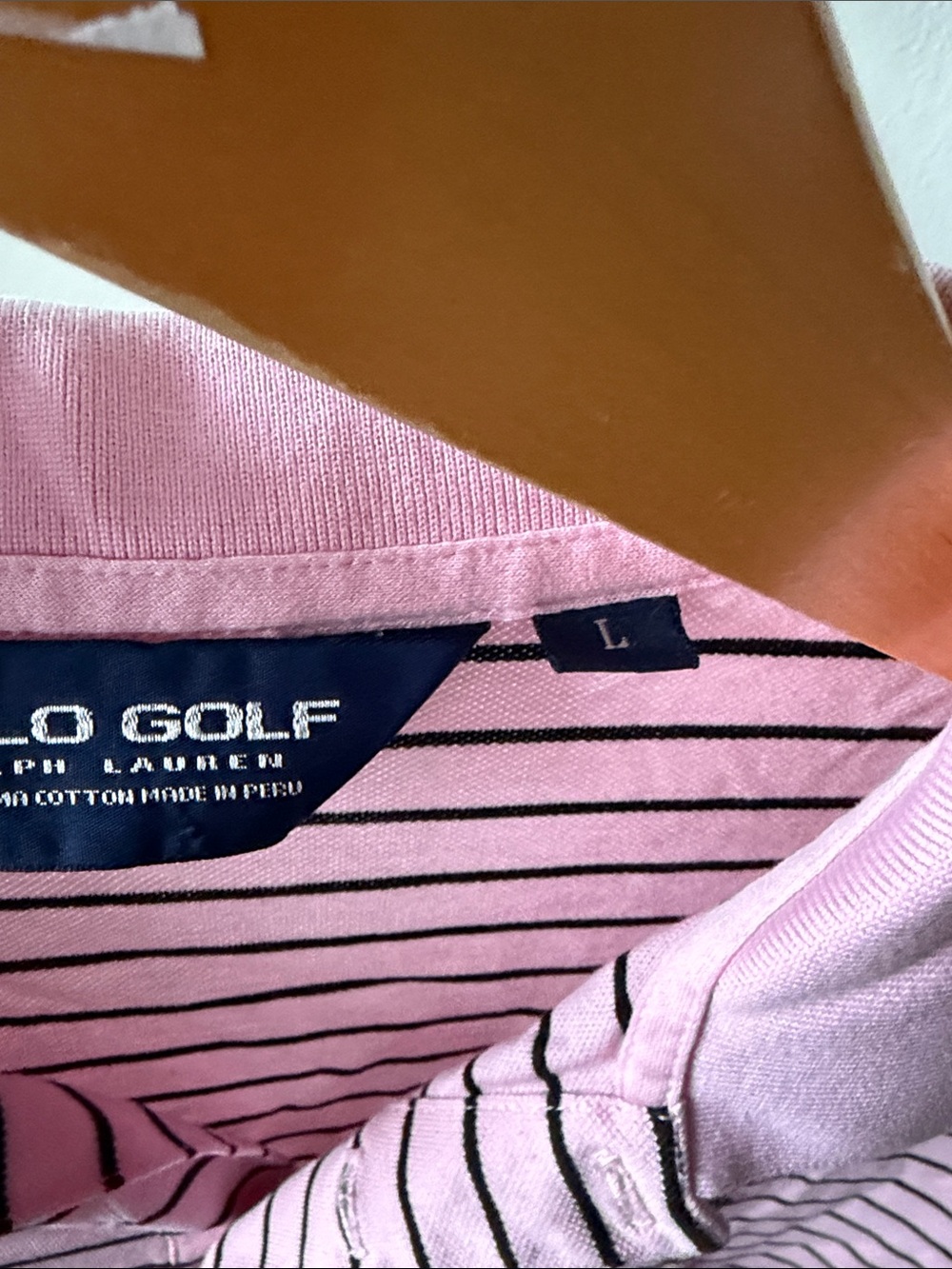 Vintage Polo Golf Shirt Size Large - Picture 3 of 4